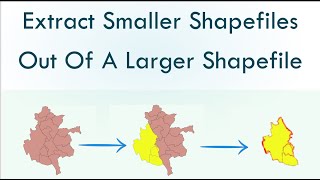 How to Extract Smaller Areas From A larger Shapefile in QGIS