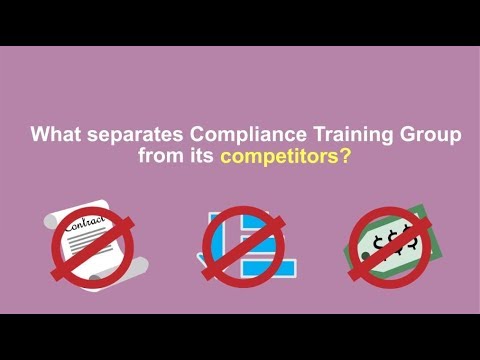 Compliance Training Group video/presentation/materials