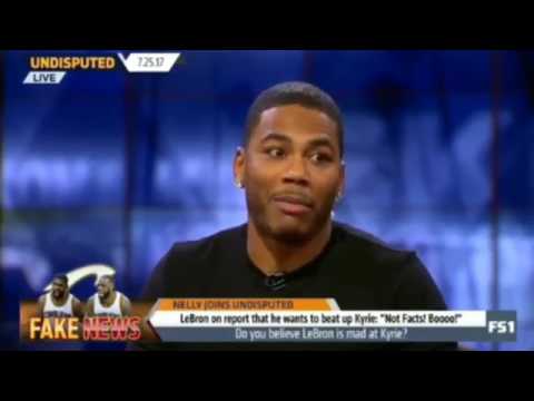 Skip and Shannon Undisputed Today 7/25/2017 - Nelly joins about LeBron James & Kyrie Irving?