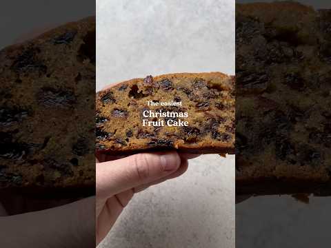The EASIEST Fruit Cake recipe! #baking #cake #christmas