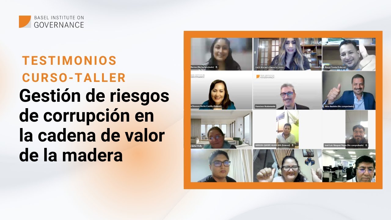 Testimonios curso virtual "Gestión de riesgos de corrupción en la cadena de valor de la madera" 🪵