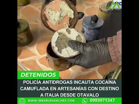 Nuevo decomiso de estupefacientes en Otavalo
