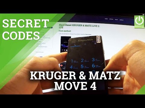 Hidden Menu KRUGER & MATZ LIVE 2 LTE - Secret Codes