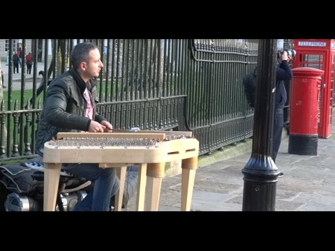 Amazing busker in London