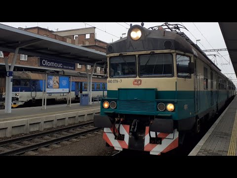 460 079-7/460 080-5 na Os 3221 (Olomouc hl.n. - Hranice na Moravě). Olomouc hl.n. 25.1.2023
