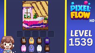 Pixel Flow Level 1539 Solution Walkthrough