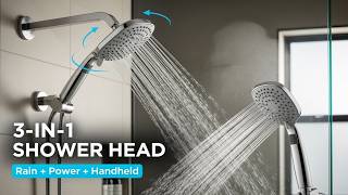 Delta PivotPro 3 in 1 Shower Head Review | Rainfall, Handheld & High Pressure!