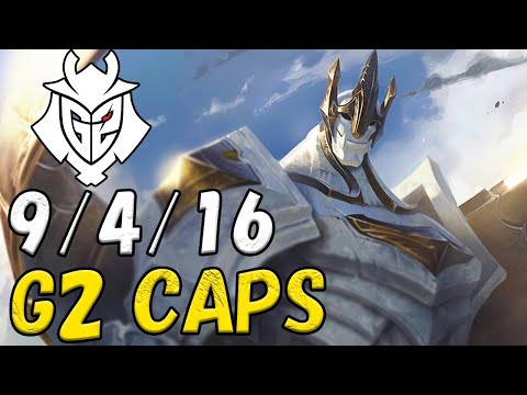 G2 caPs ガリオ(Galio) VS ゼド(Zed) MID patch 12.17 EUW RANK
