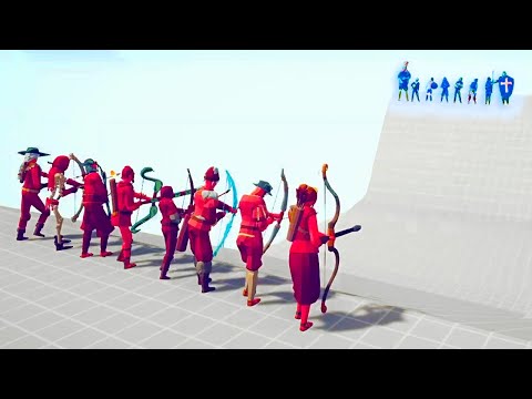 ARCHER TEAM vs SWORD TEAM | TABS - Totally Accurate Battle Simulator