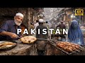 Peshawar Pakistan Local Life And Street Food Tour 4K 60FPS