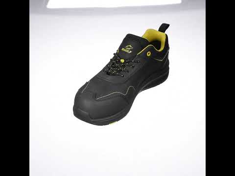 Работни обувки, Ниски работни обувки, PHOENIX S3S, цвят Черен