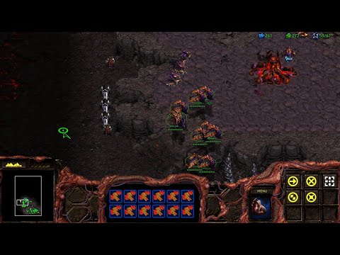 StarCraft: Remastered 4K 60FPS Campaign Zerg 3 - The New Dominion