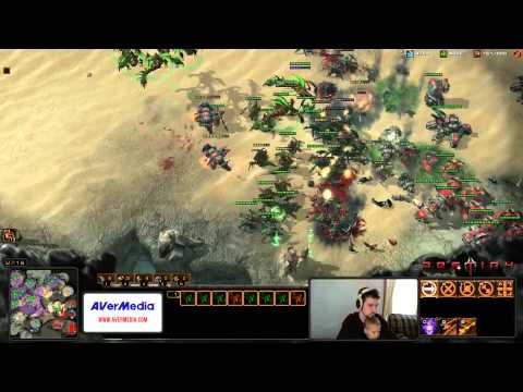 Destiny using Blinding Cloud against Mech - Heart of the Swarm HOTS