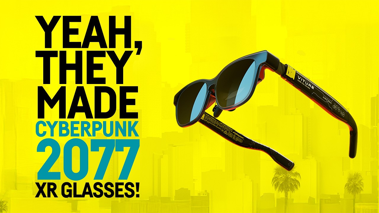There's Real Cyberpunk 2077 Glasses Now :-O