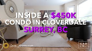 Inside a $450K Condo in (Cloverdale) Surrey, BC