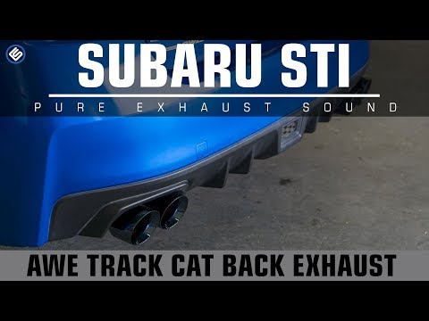 AWE Catback Exhaust Track Edition - 2015+ STI