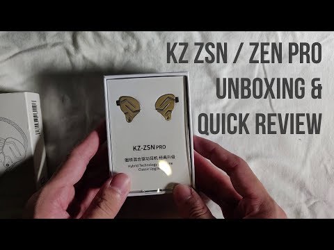KZ ZSN Pro Unboxing and Review