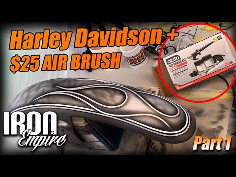 Iron Empire EP 30 - Air Brush paint on a Harley Davidson