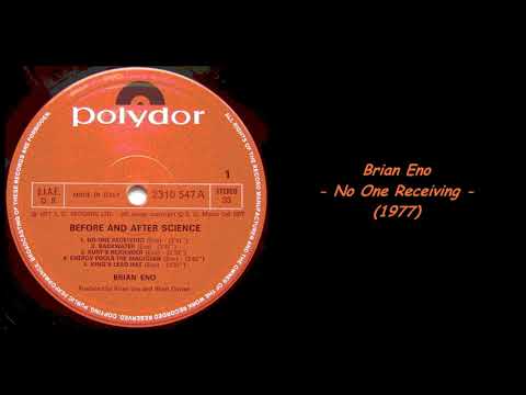 Brian Eno - No One Receiving (1977)