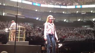 Connie Talbot Rolling in the Deep Rehearsal - Young Voices event O2 Arena London 2012