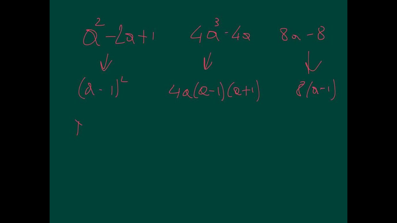MCD e mcm tra polinomi