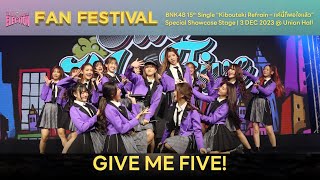 「GIVE ME FIVE!」from BNK48 &amp; CGM48 Fan Festival 2023 / BNK48