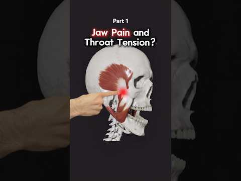 Part 1 of 2 — Got Jaw Pain & Throat Tension? Try these exercises! #jawpain #tmj #tmjdisorder #jaw
