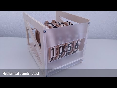 How to make a clock with gears and one motor