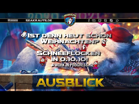 Ist denn heut schon Weihnachten? Schneeflocken in 0.10.10! - World of Warships [Deutsch]