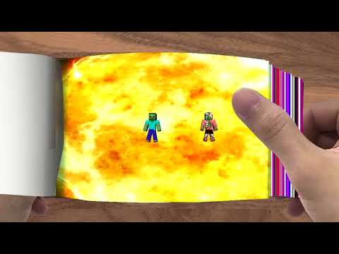 FLIPBOOK  Monster School  SCP 2000 CLONE MACHINE   Minecraft Animation009