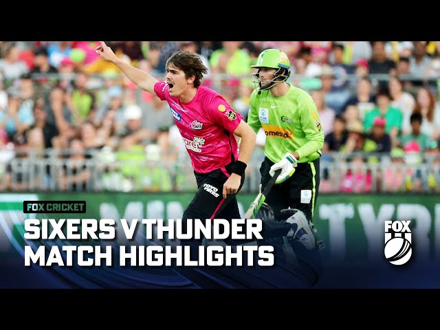 Sydney Thunder vs Sydney Sixers – Match Highlights | 08/02/23 | FOX Cricket