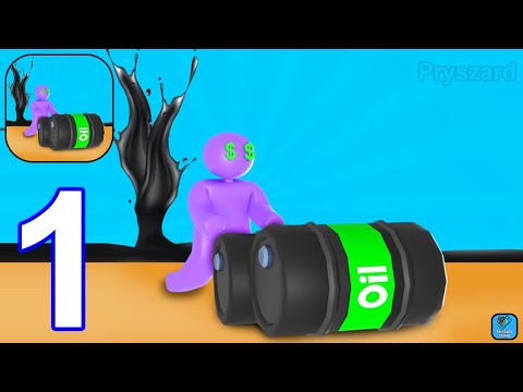 Oil Tycoon Idle 3D - Gameplay Walkthrough Part 1 Tutorial Oil Game (iOS,Android)