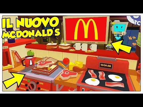 UNA NOTTE NEL MIO NUOVO MCDONALD'S! - Ristorante Job Simulator ITA (HTC Vive)