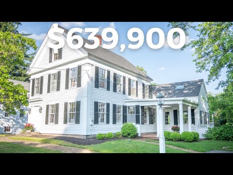 Tour a $639,900 Antique Farmhouse in Sutton MA | Moving to Sutton MA | Worcester MA Real Estate