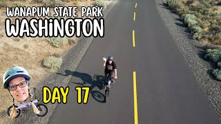 DAY 17 Ebike for Charity DAILY RV LIVING VLOG ♥ St. Jude Fundraiser! Wanapum State Park | Vantage WA