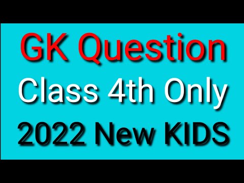 Gk Questions Answers Class 4 Only English Kids 2019 20 Gk