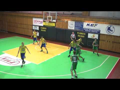 Plungės SRC krepšininkai (2001m) susitiko su Kauno Aisčių komanda