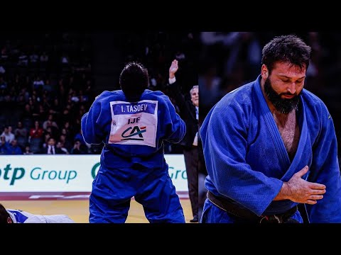 Best performance of INAL TASOEV🥇Whole day of gold medalist - Inal Tasoev at Grand Slam Paris 2025🇨🇵