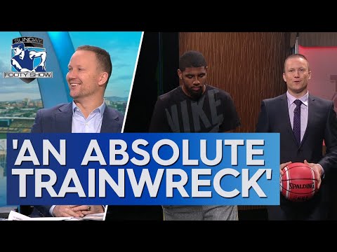 TJ uncovers Nath's insanely awkward interview with Kyrie Irving (WCME) - Sunday Footy Show