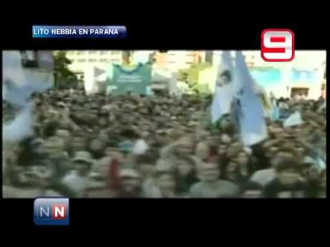 Las Noticias por el Nueve - Lito Nebbia en Paraná - 08/07/2013