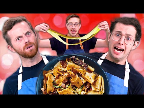 Try Guys Make Hand Pulled Noodles with No Recipe