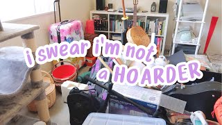 decluttering my covid hobby hoard | what my decluttering process looks like (spoiler: it's messy)