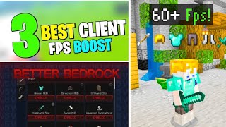 Top 3 FPS Boosting Clients for MCPE (1.20+)|| lag fixing clients || 60+ fps boost || Aadiness
