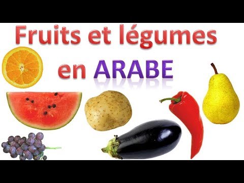 Apprendre plus de 70 fruits et légumes en français et en arabe