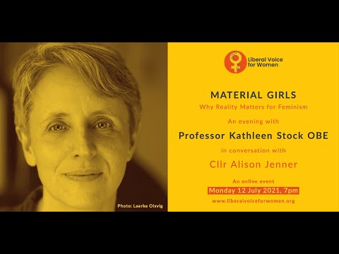 Professor Kathleen Stock OBE over Material Girls — uitgebreide lezing