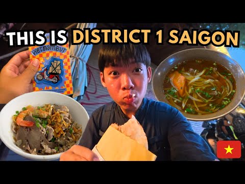 This is the REAL Saigon District 1 🇻🇳| An Authentic Saigon Food & Cafe Tour