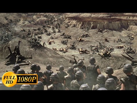 Starship Troopers cleans an alien planet of arachnids after a bombing raid / Starship Troopers