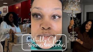 SPRING SHOPPING/ NEW FURNITURE/ SELF CARE #homedecor #homeupdates
