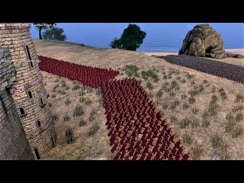 Spartans vs Romans and Persians attacked by Wildmen | Ultimate Epic Battle Simulator | UEBS
