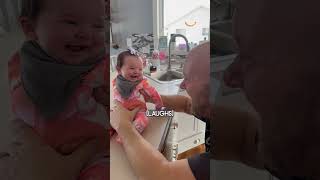 Making your granddaughter smile for the first time